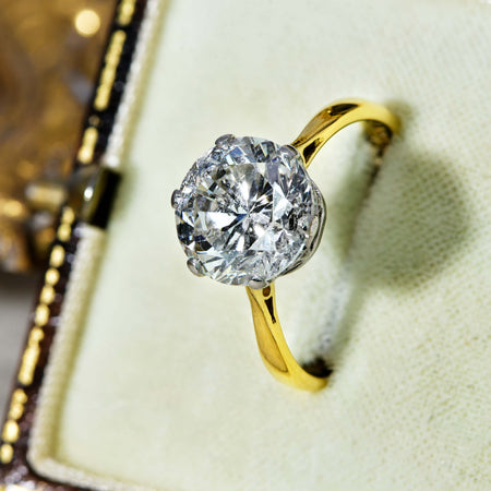 The Big Diamond Ring - Antique Jewellers