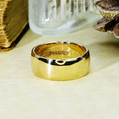 The Vintage 1970 9ct Gold Sheffield Wedding Ring - Antique Jewellers