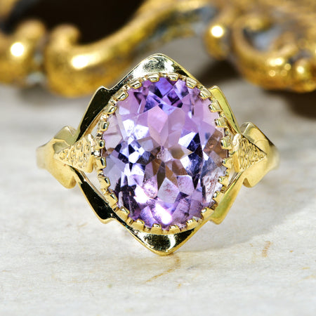 The Contemporary Amethyst Mesmerising Ring - Antique Jewellers
