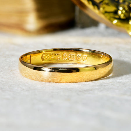 The Vintage 1953 22ct Wedding Ring - Antique Jewellers