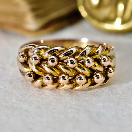 The Antique Chunky Keeper Ring - Antique Jewellers