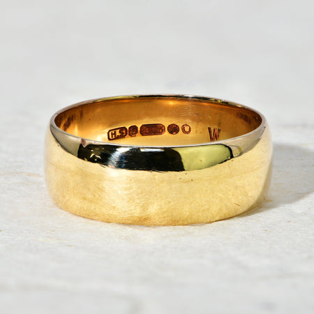 The Vintage 1973 9ct Gold Wedding Ring - Antique Jewellers