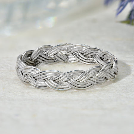 The Contemporary Light Rope Ring - Antique Jewellers