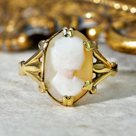 The Vintage Cameo Silhouette Ring - Antique Jewellers