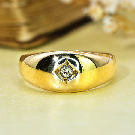 The Antique 1913 Old Cut Chester Diamond Ring - Antique Jewellers