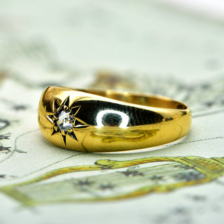 The Antique 1919 Celestial Star Ring - Antique Jewellers