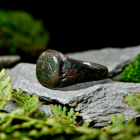 The Ancient Bronze Runic Tree Ring - Antique Jewellers