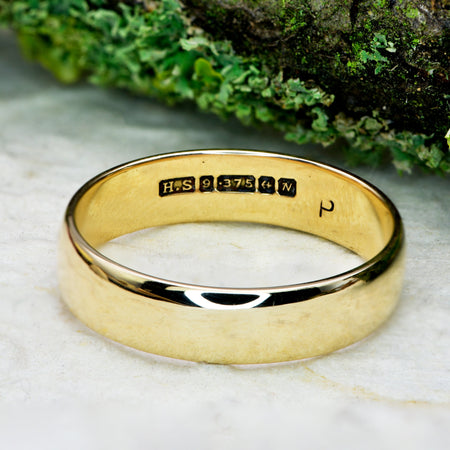 The Vintage 1987 9ct Gold Wedding Ring - Antique Jewellers