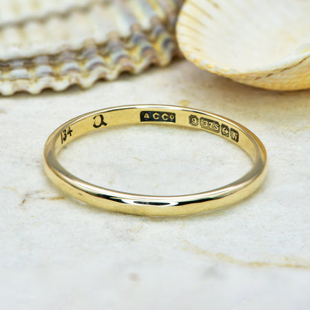 The Antique 1921 Art Deco Wedding Ring - Antique Jewellers