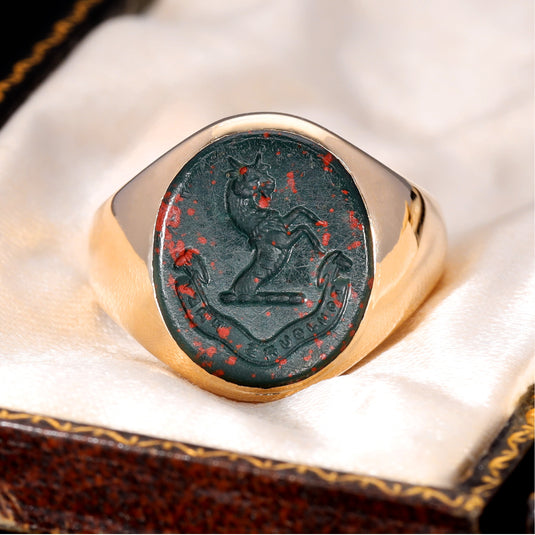 Bloodstone Rings