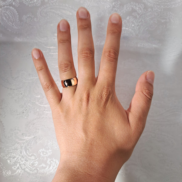 The Antique 1923 9ct Gold Chunky Wedding Ring - Antique Jewellers