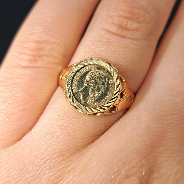 The Vintage 1989 Maximiliano Emperadon Signet Ring