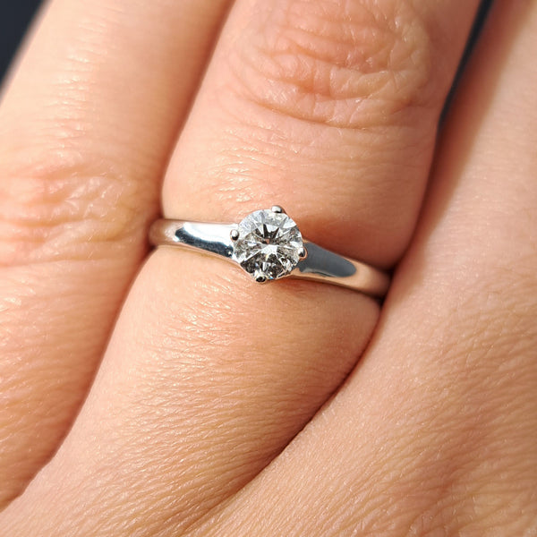 The Brilliant Cut Solitaire Diamond Radiant Ring