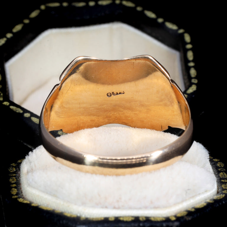 The Antique 1913 9ct Gold Signet Ring