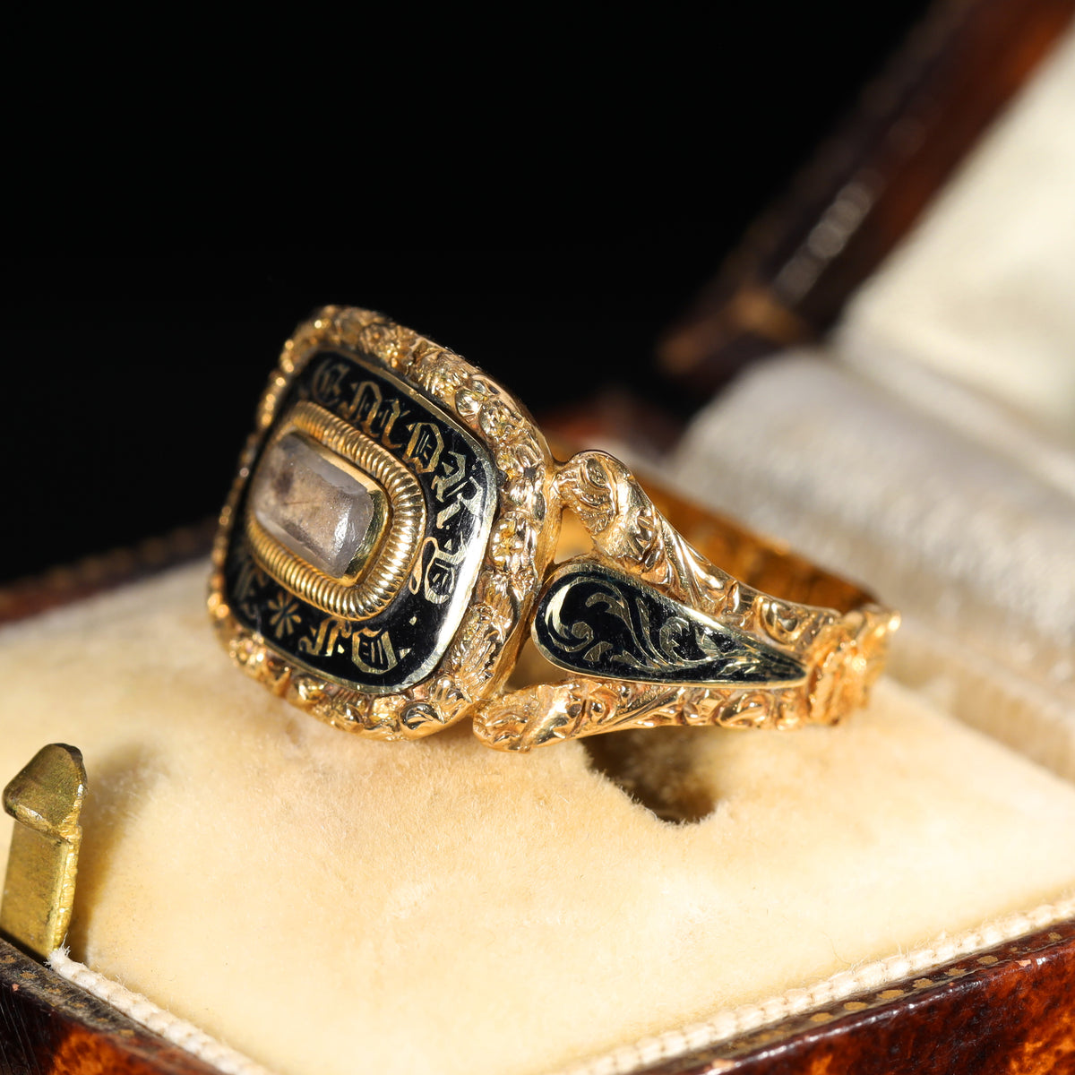The Antique 1830 William IV Mourning Ring