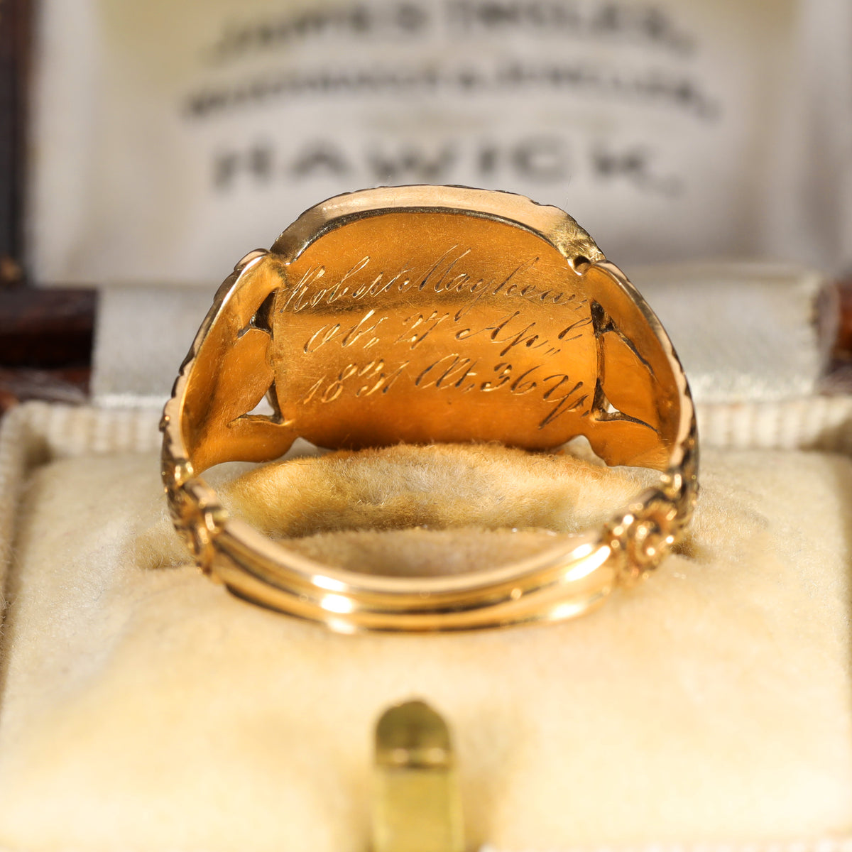 The Antique 1830 William IV Mourning Ring