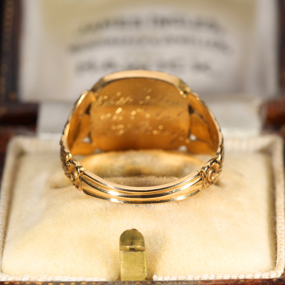 The Antique 1830 William IV Mourning Ring