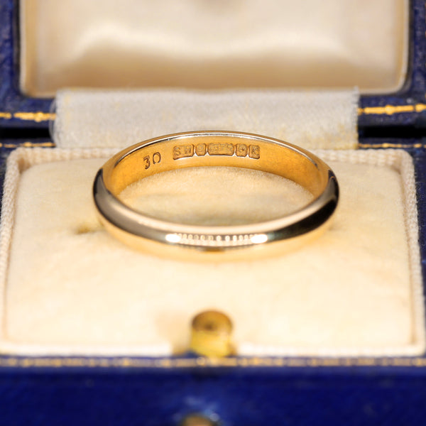 The Vintage 1984 9ct Gold Wedding Ring