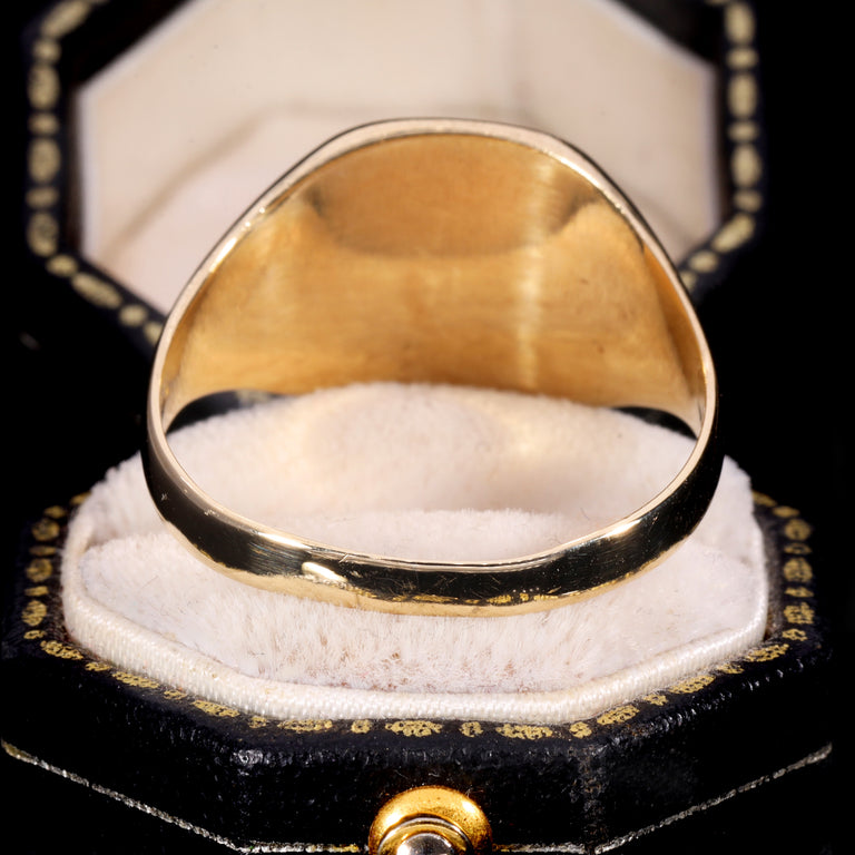 The Vintage Diamond Star Signet Ring