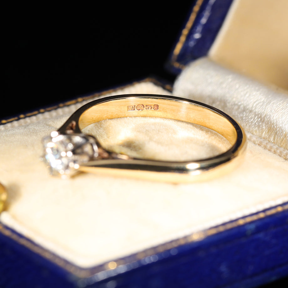 The Vintage Brilliant Cut Diamond Solitaire Classic Ring