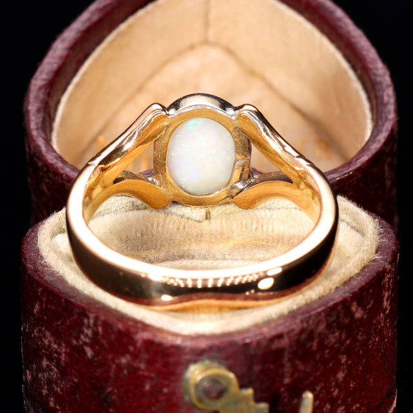 The Antique 22ct Gold 1923 Opal Ring