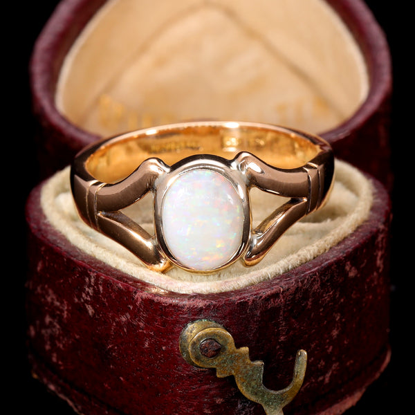 The Antique 22ct Gold 1923 Opal Ring