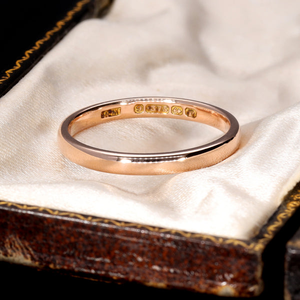 The Vintage 1939 9ct Rose Gold Wedding Ring