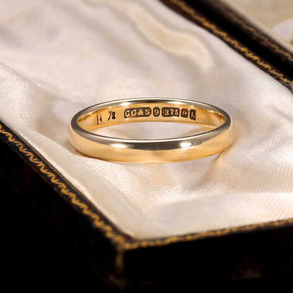 The Vintage 1984 9ct Gold Wedding Ring