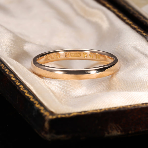 The Vintage 1942 9ct Gold Wedding Ring