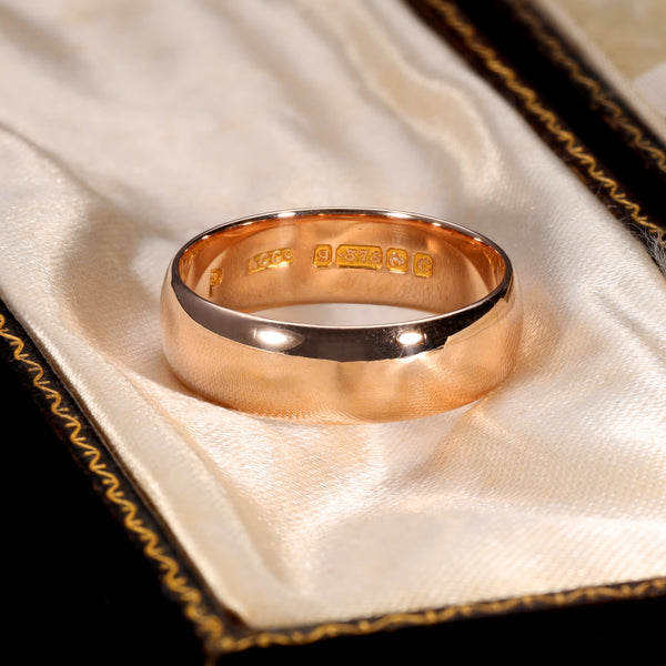 The Antique 1902 9ct Rose Gold Wedding Ring