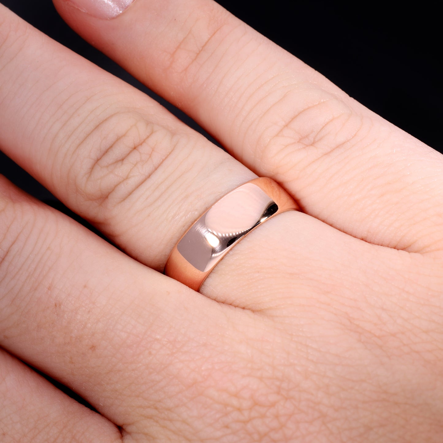 The Antique 1911 9ct Rose Gold Wedding Ring