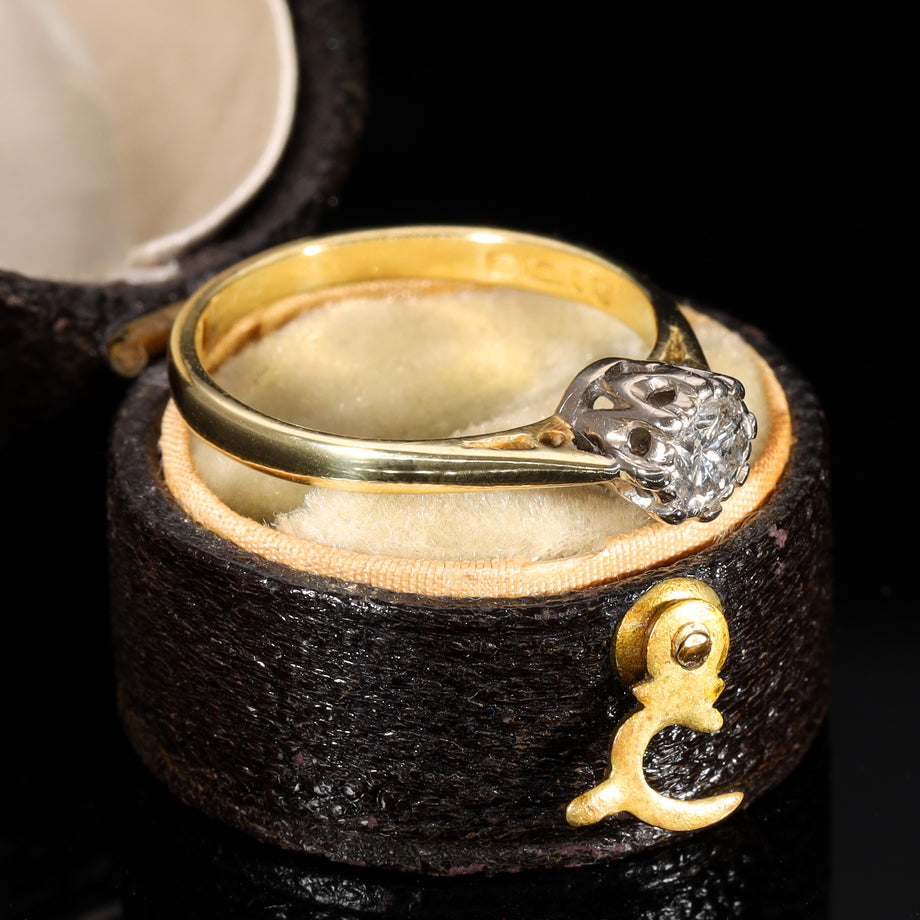 The Vintage 1986 Solitaire Diamond Fabulous Ring