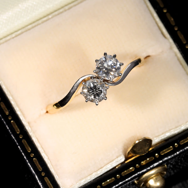 The Vintage Toi Et Moi Brilliant Cut Diamond Eternal Ring