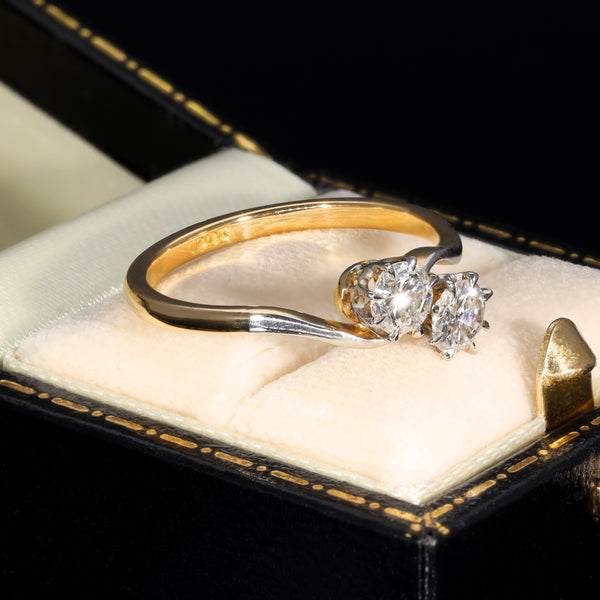 The Vintage Toi Et Moi Brilliant Cut Diamond Eternal Ring