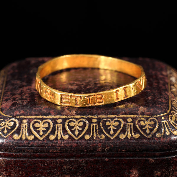 The Medieval 13th Century Lovers Posy Ring