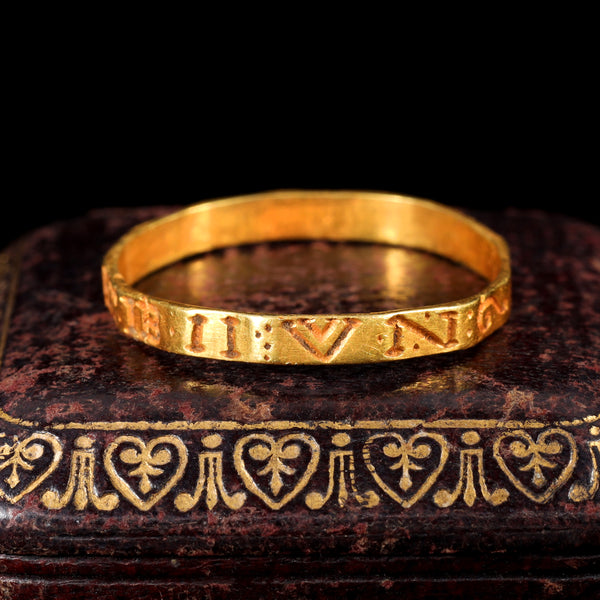 The Medieval 13th Century Lovers Posy Ring