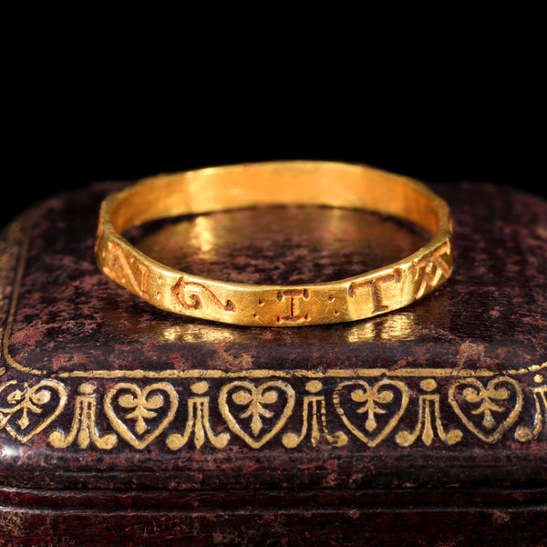 The Medieval 13th Century Lovers Posy Ring