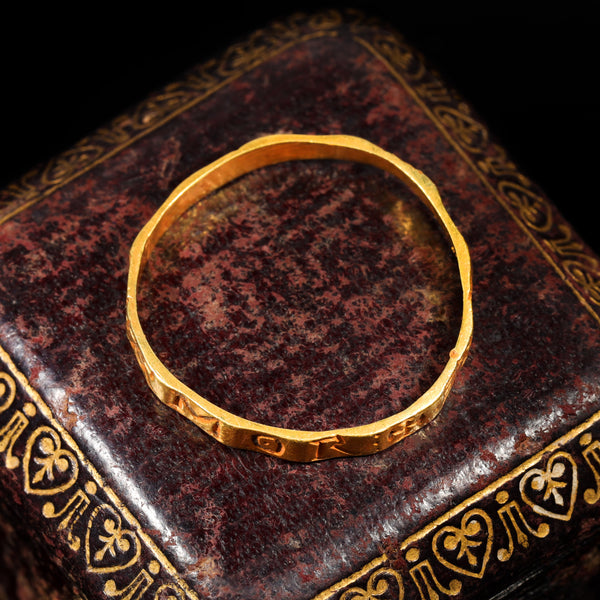 The Medieval 13th Century Lovers Posy Ring