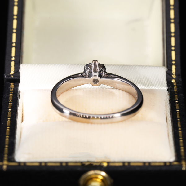 The Vintage White Gold Diamond Classic Ring