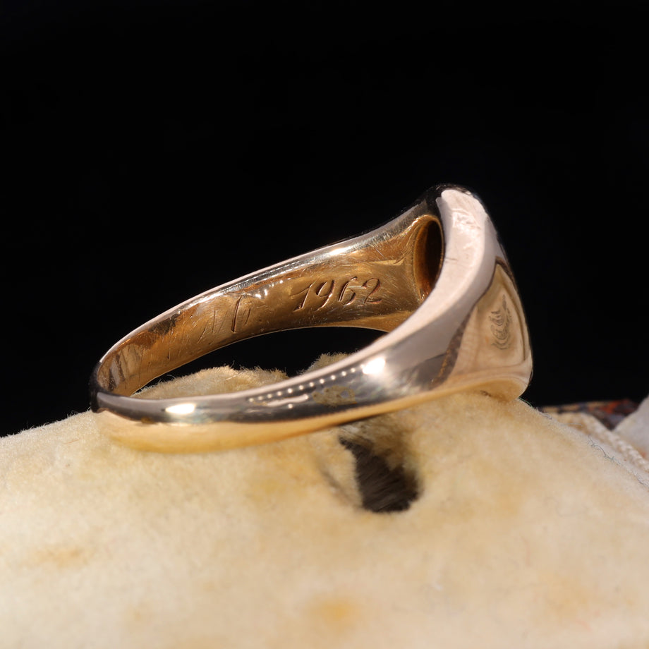 The Vintage Onyx Signet Classic Ring