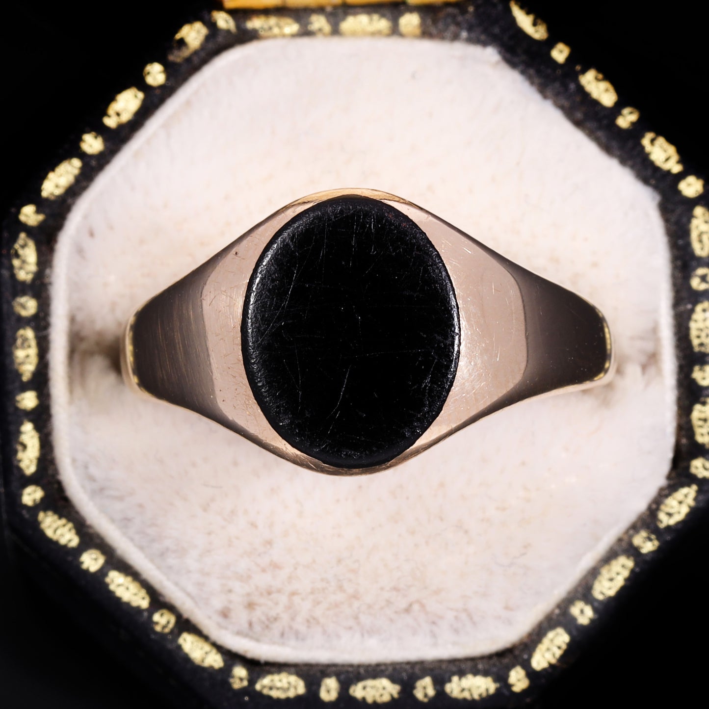 The Vintage Onyx Signet Classic Ring