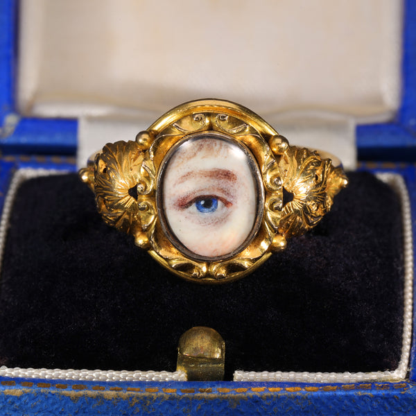 The Antique Georgian Lover's Eye Ring