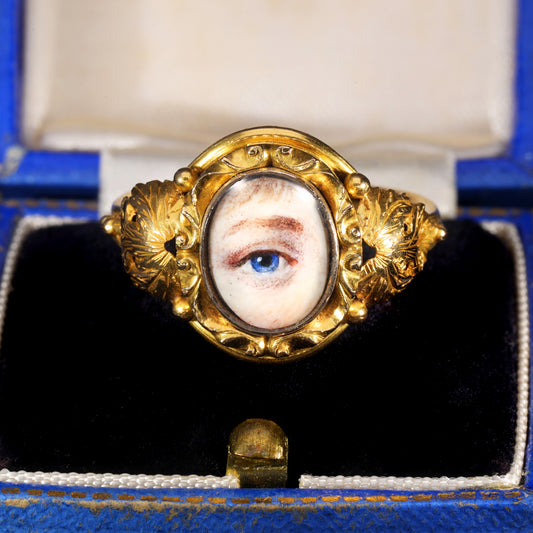 The Antique Georgian Lover's Eye Ring