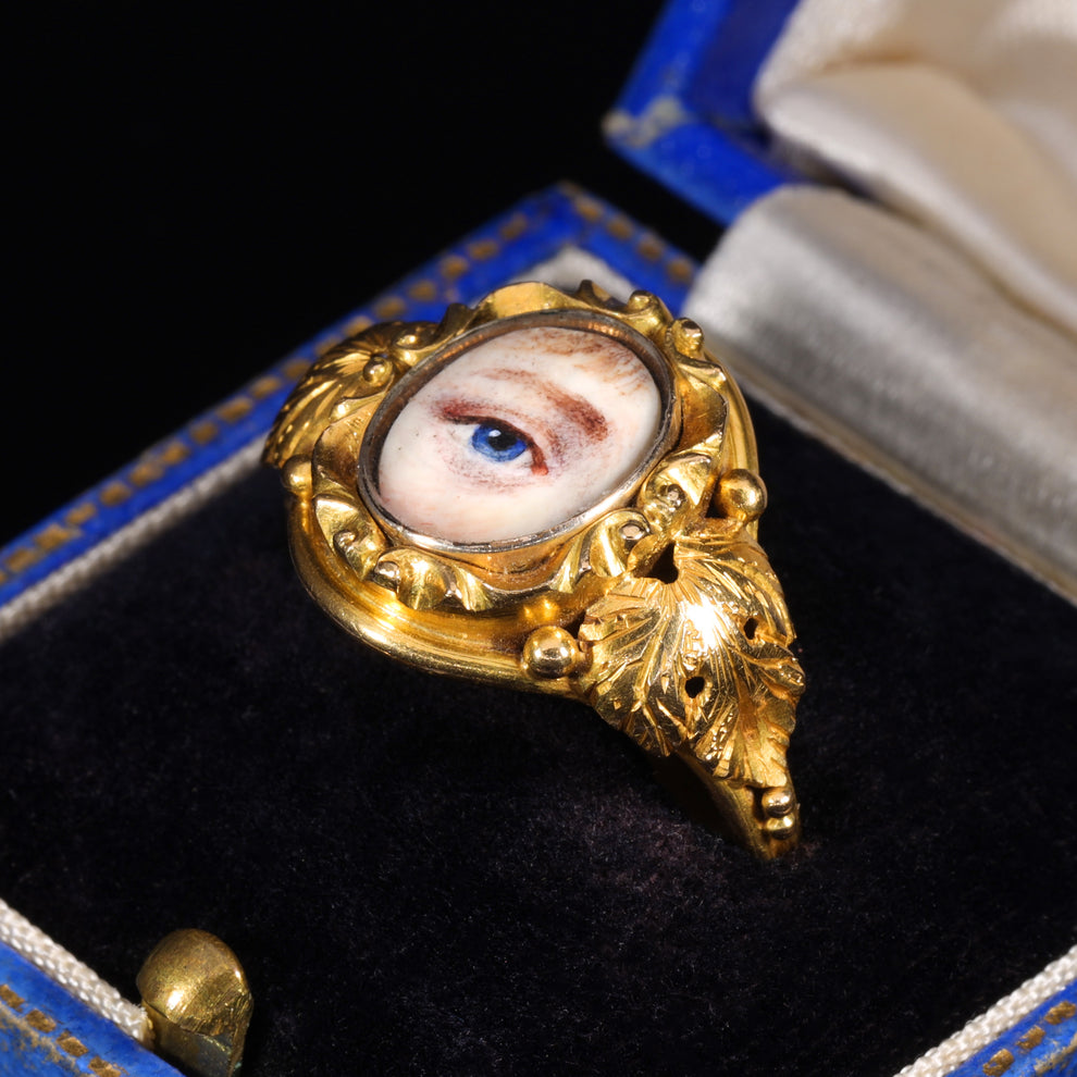 The Antique Georgian Lover's Eye Ring – Antique Jewellers