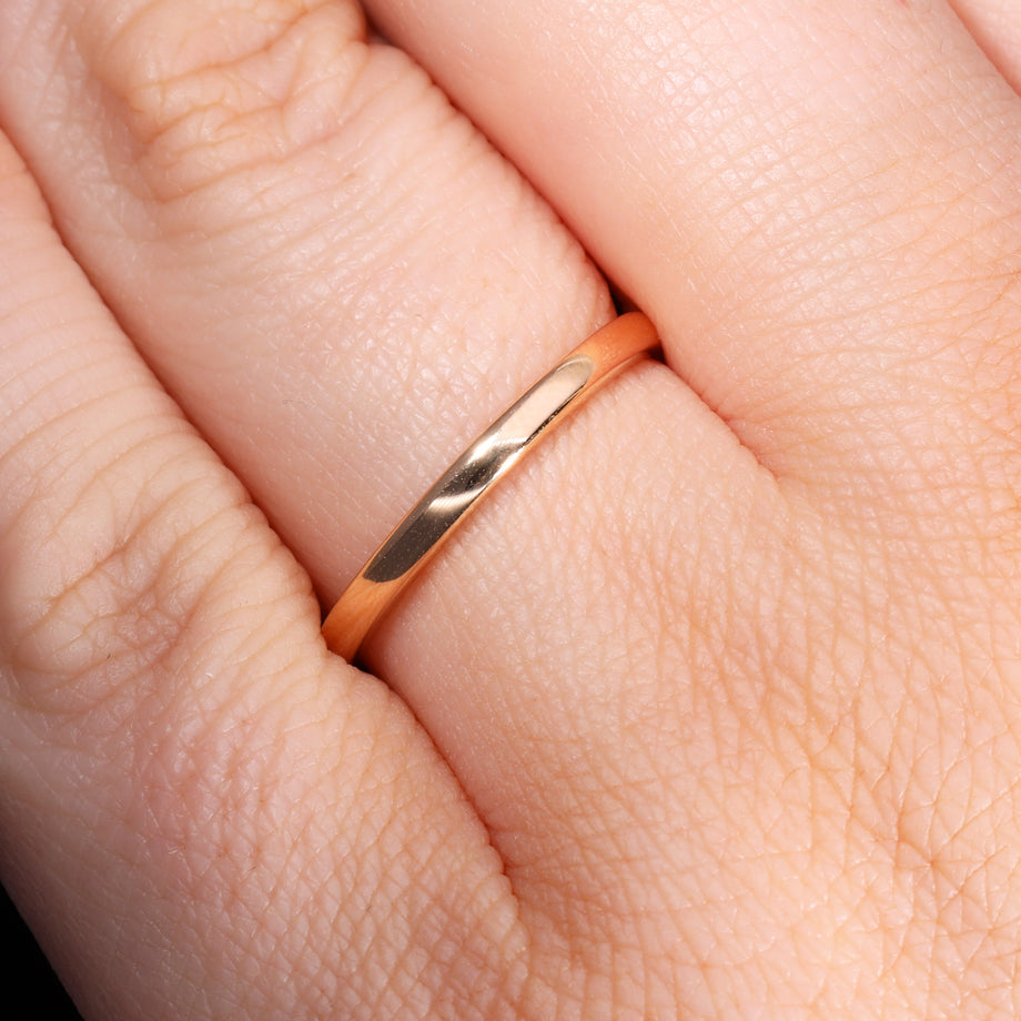 The Vintage 1943 9ct Rose Gold Wedding Ring