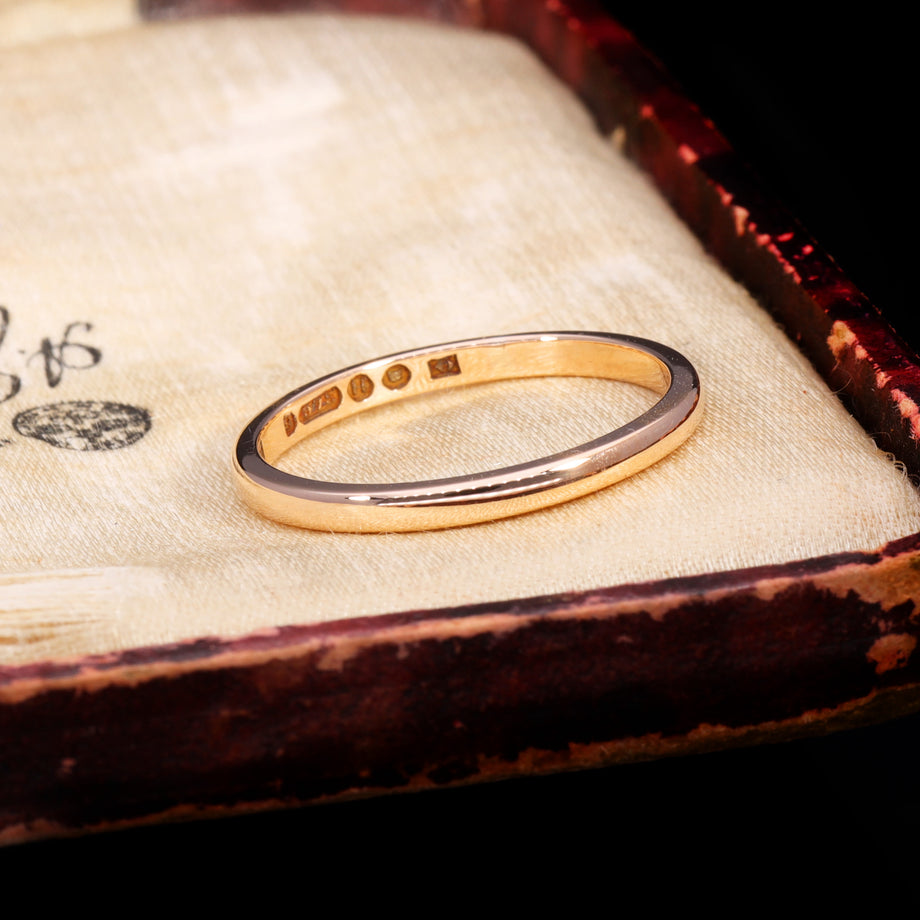 The Vintage 1943 9ct Rose Gold Wedding Ring