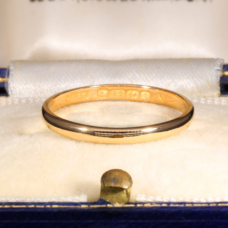 The Vintage 1935 22ct Yellow Gold Wedding Ring