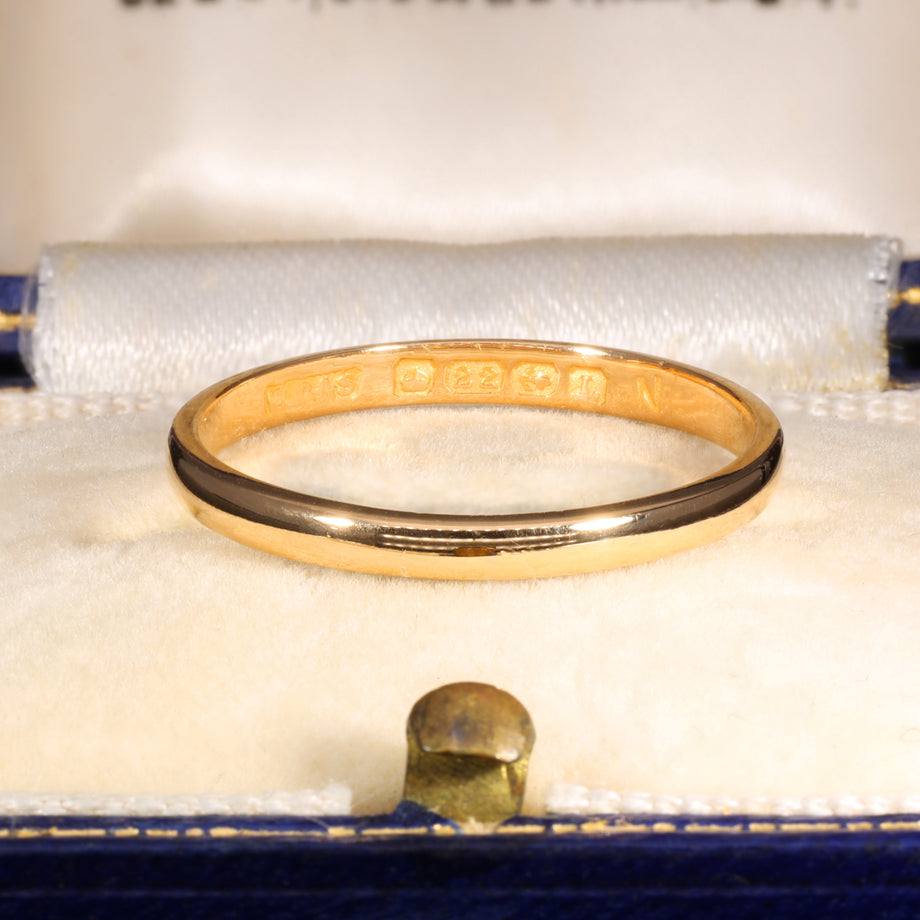 The Vintage 1935 22ct Yellow Gold Wedding Ring