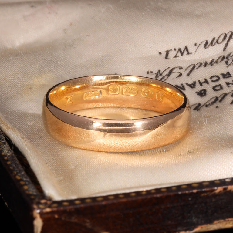The Antique 1891 22ct Rose Gold Wedding Ring