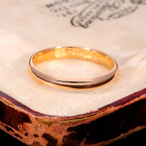 The Vintage 1932 22ct Gold Wedding Ring